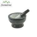 cheap price 15cm black color natural stone spice grinder